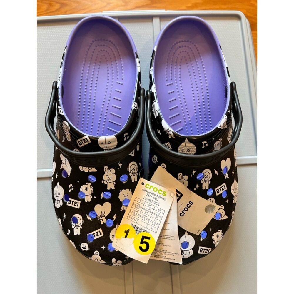Men's BT21 x CROCS Classic Clog Collaboration